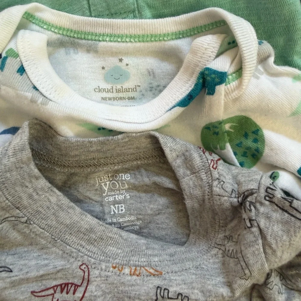 Carter's Baby One-Piece Mixed lot newborn nb clothes 26 assorted pieces pants - Picture 8 of 8